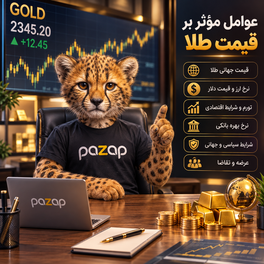 عوامل مؤثر بر قیمت طلا چیست؟ | بررسی مهمترین عوامل تأثیرگذار بر بازار طلا