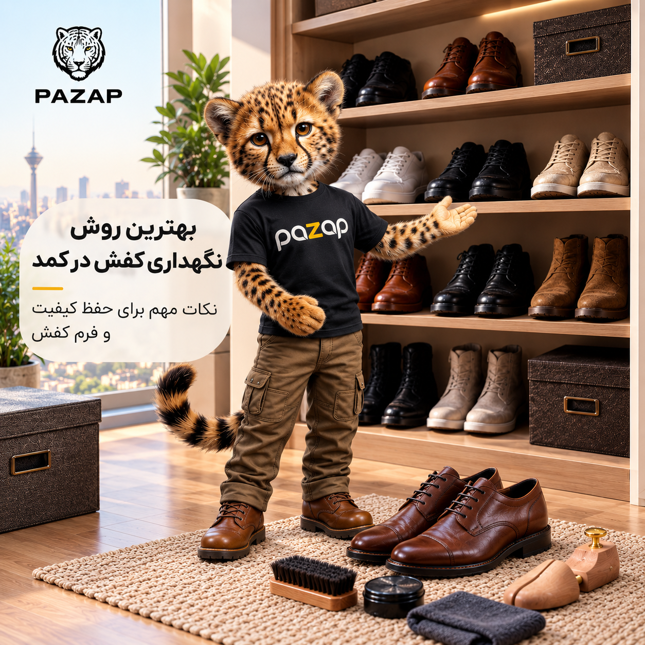 بهترین روش نگهداری کفش در کمد | نکات مهم برای حفظ کیفیت و فرم کفش