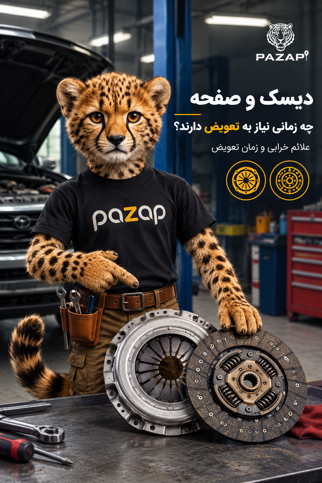 دیسک و صفحه چه زمانی نیاز به تعویض دارند؟ | علائم خرابی و زمان تعویض