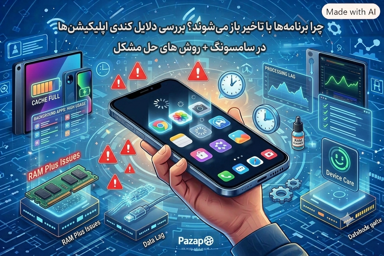علت تأخیر در باز شدن برنامه‌ها در سامسونگ + ۸ روش حل کندی اپلیکیشن‌ها