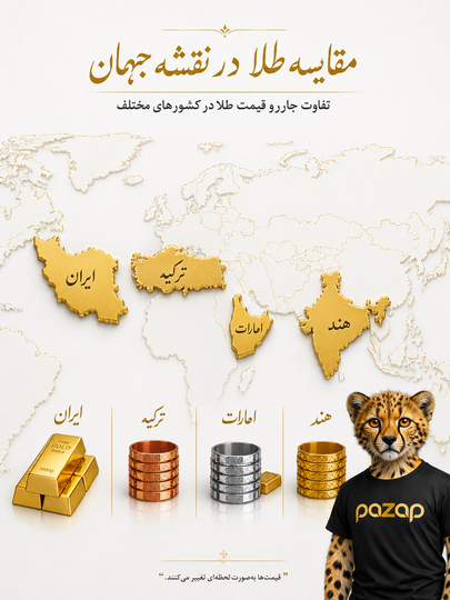 چرا قیمت طلا در کشورها متفاوت است؟ بررسی عوامل جهانی و داخلی