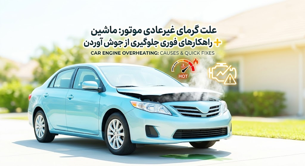 علت گرمای غیرعادی موتور ماشین + راهکارهای فوری جلوگیری از جوش آوردن