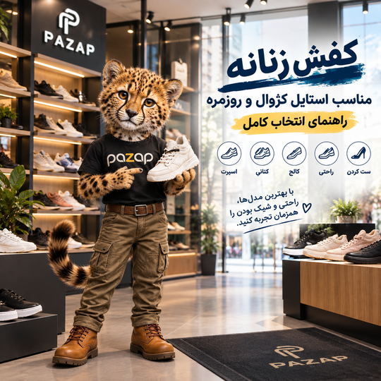 کفش زنانه مناسب استایل کژوال و روزمره | راهنمای انتخاب کفش شیک و راحت