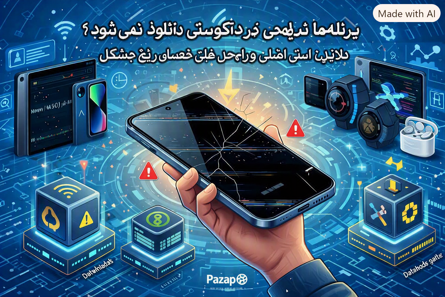 علت دانلود نشدن برنامه در گوشی سامسونگ + راهکارهای حل مشکل