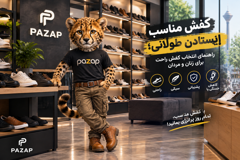 کفش مناسب ایستادن طولانی؛ راهنمای انتخاب کفش راحت برای زنان و مردان