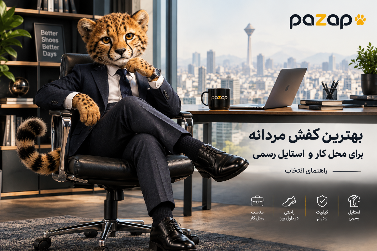 بهترین کفش مردانه برای محل کار و استایل رسمی | راهنمای انتخاب
