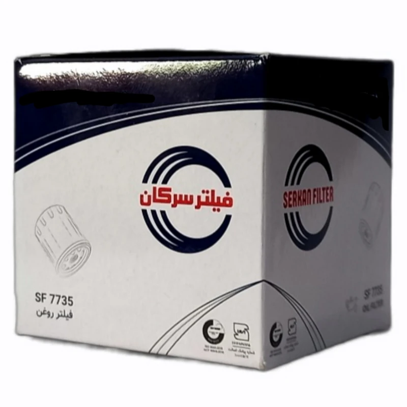 فیلتر روغن استوانه‌ای سرکان مدل SF7735 مناسب برای پراید، تیبا،