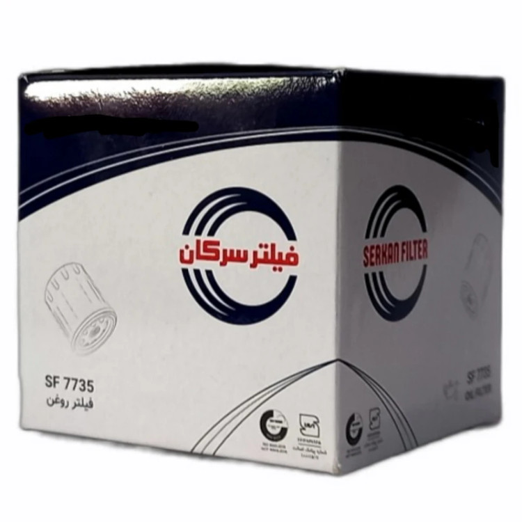 فیلتر روغن استوانهای سرکان مدل SF7735 مناسب برای پراید، تیبا،